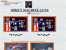 Tablet Screenshot of mikesmachineguns.com